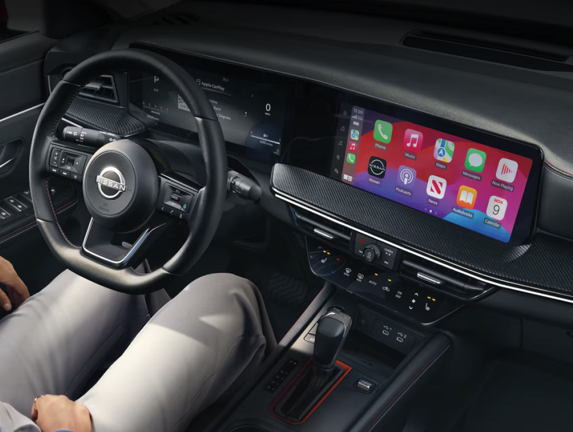 Driver view of the 2025 Nissan Kicks