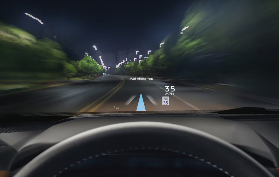 2025 Nissan Rogue Heads up display