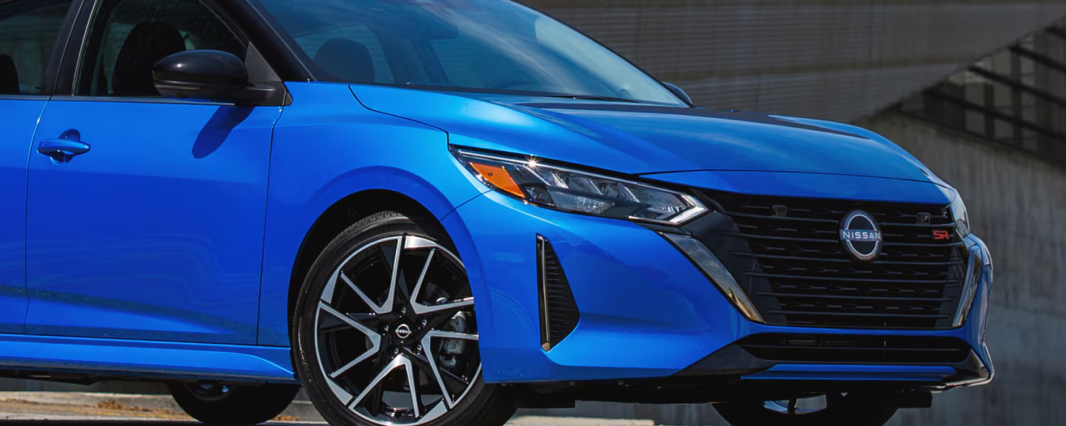 Blue 2025 Nissan Sentra SR Exterior